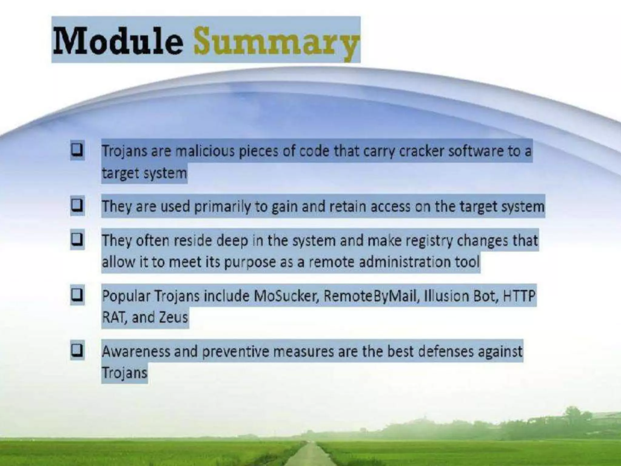 CyberLab CCEH  Session - 6 Trojans and Backdoors