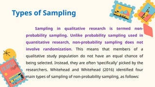 Sampling In Quantitative Research Module 08 - Sampling Technique. RESEARCHpptx | PPTX