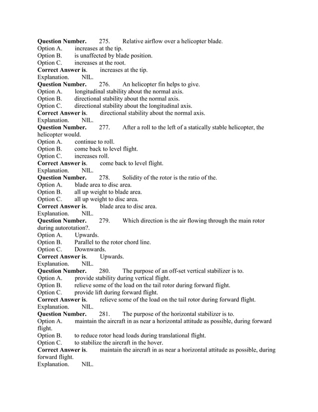 EASA Part-66 Module08 mcq's