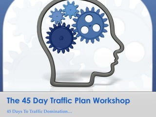 The 45 Day Traffic Plan Workshop 45 Days To Traffic Domination… 