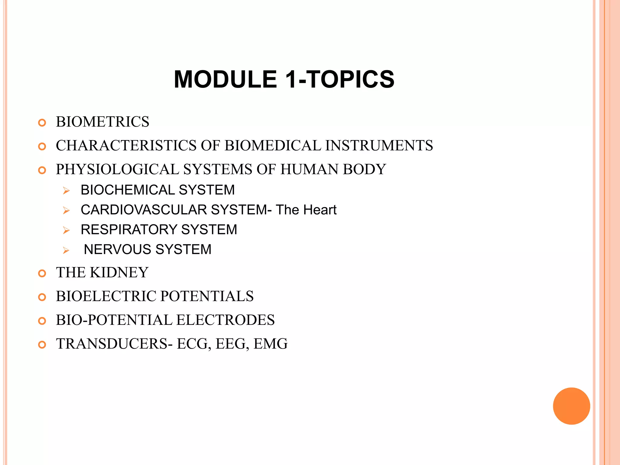 Module 1 Biomedical Topics Overview PPT