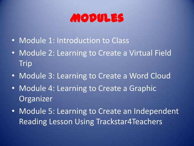 Module 1 | PPT