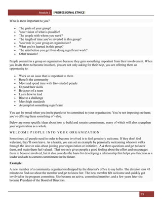 Professional Ethics Module 1 Notes | DOCX