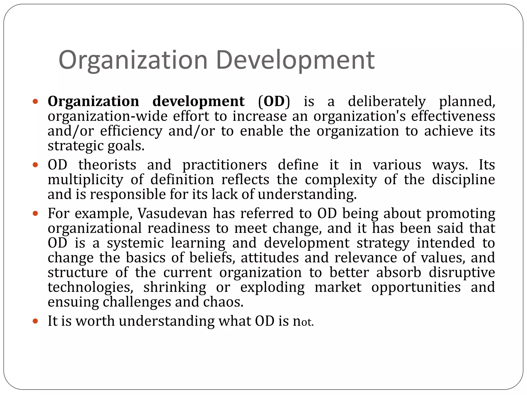 Organization Development | PPTX