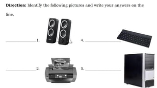 Types of Computer and Computer part of sytem UNit | PPTX