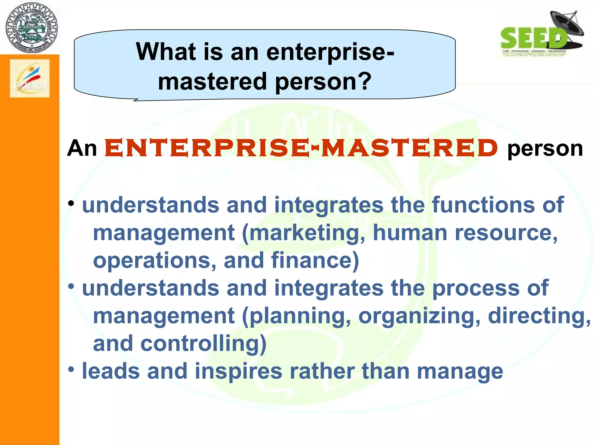 Module 1.2 basics of technopreneurship
