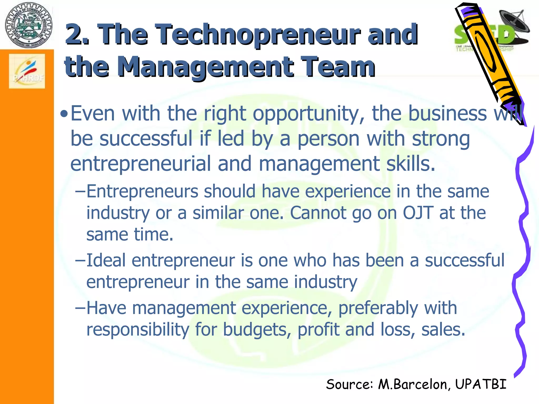 Module 1.2 basics of technopreneurship