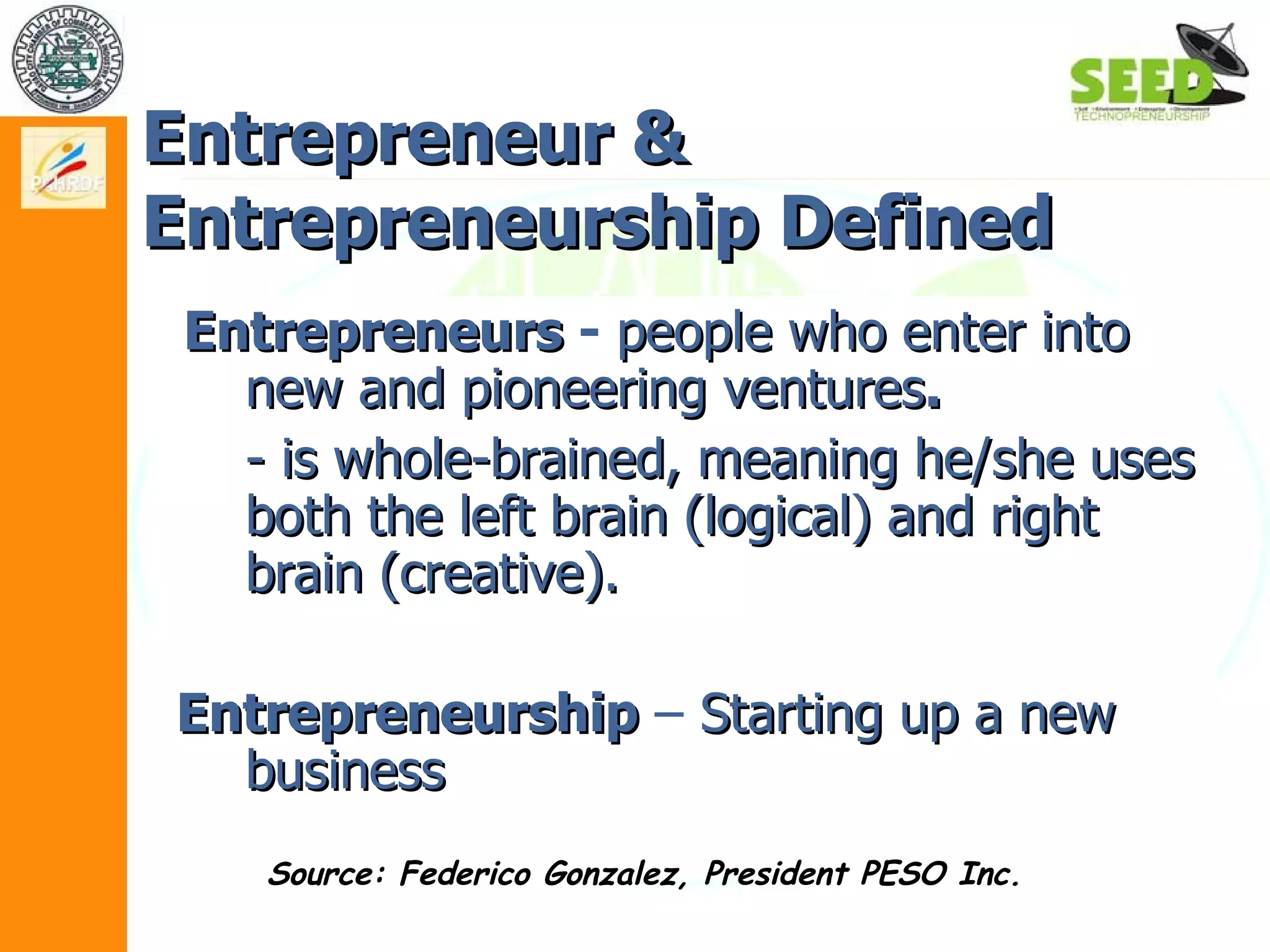 Module 1.2 basics of technopreneurship