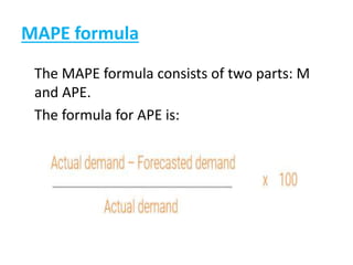 Mape Formular 1ST MODULE PRODUCTION MANAGEMENT AND OPERATION RESEARCH | PPTX