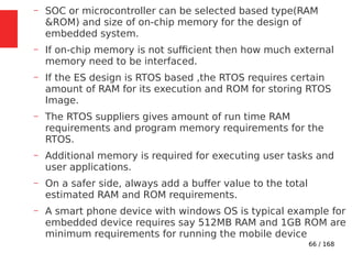 Ram In Embedded System Introduction to Embedded Systems | PDF