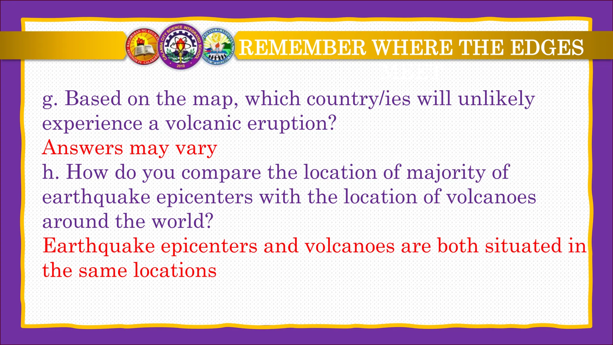 Module 1. Volcanoes, Earthquakes, and Mountain Ranges.pptx