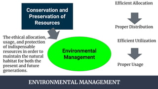 Introduction to Environmental Management | PPTX