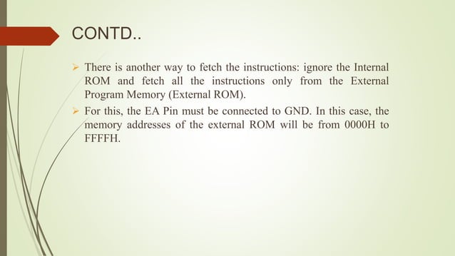 Microcontroller Electronics Engineering Sem 4module 1 Pptx
