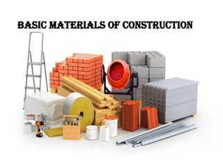 Introduction to Civil Engineering, Branches, Basic materials in ...