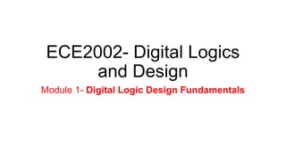 Module 1 Digital Logic Design .pptx.pdf