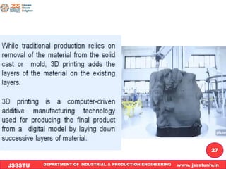 DEPARTMENT OF INDUSTRIAL & PRODUCTION ENGINEERING www. jssstuniv.in
JSSSTU
R
L
J
I
T
27
 