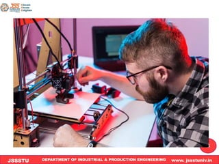 DEPARTMENT OF INDUSTRIAL & PRODUCTION ENGINEERING www. jssstuniv.in
JSSSTU
R
L
J
I
T
6
 