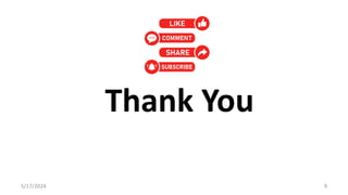 5/17/2024 9
Thank You
 