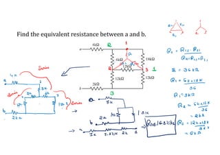 Find the equivalent resistance between a and b.
 
