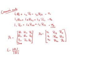 Network Analysis including KCL , KVL, STAR and Detla transformatios