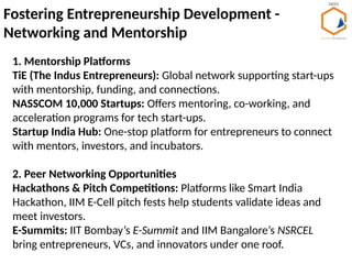 Networking Programs For Startups Entrepreneurship Management and Finance - Module 1 - PPT | PPTX