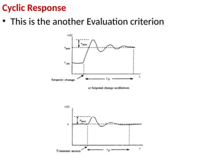 Cyclic Response
• This is the another Evaluation criterion
 