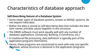 Database Approach Meaning Module 1.2025 power point presentation.. | PPTX