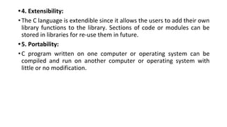 Fundamentals of Programming in C(SEM2 BCA ) | PDF