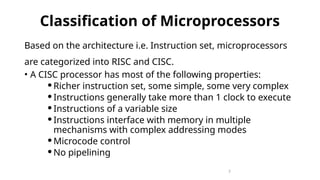 Comprehensive Introduction to Microprocessor Architecture and ...
