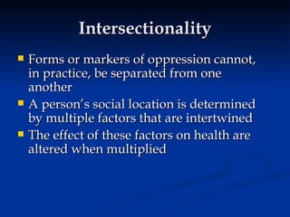 Module 1.3 intersectionality | PPT