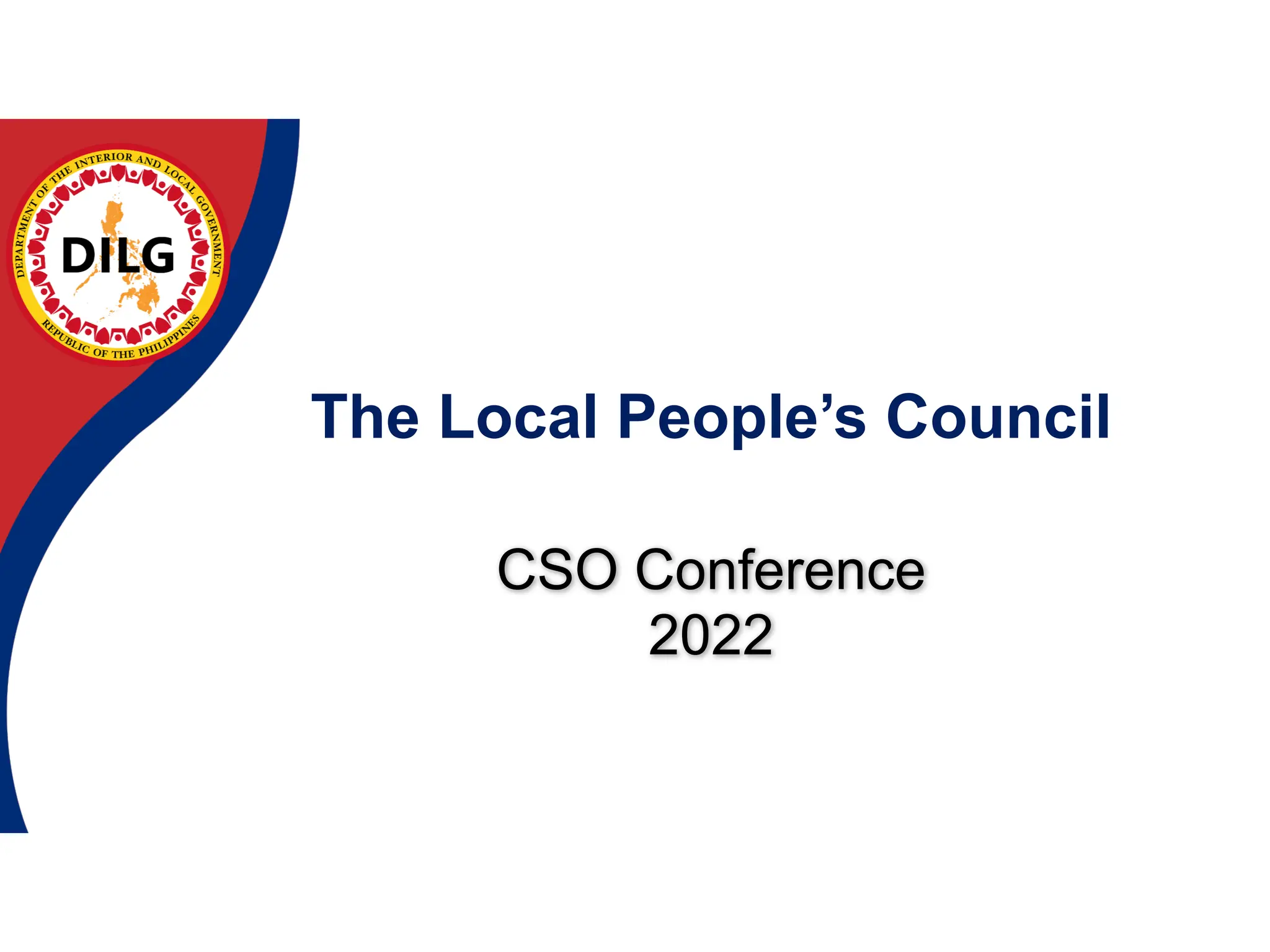 The Local People’s Council
CSO Conference
2022
 