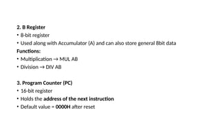 Comprehensive Overview of 8051 Microcontroller Architecture and ...