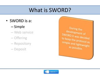 Module 1 - An Introduction To SWORD | PPT