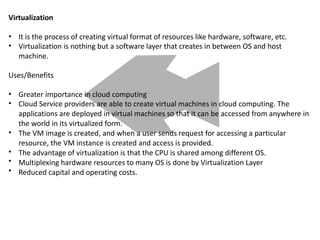Module 1 cloud computing | PPTX