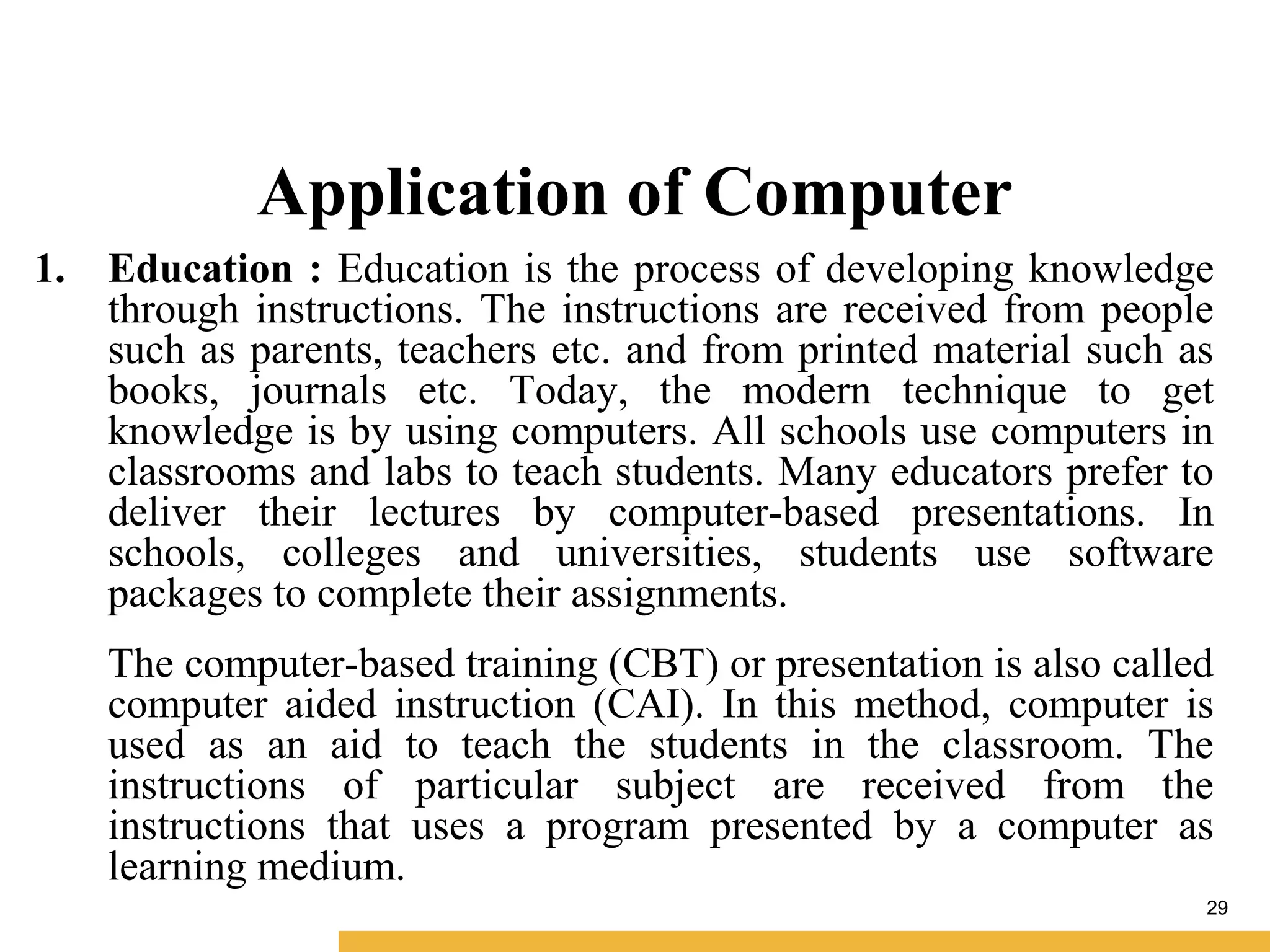 Basic of Computer Introduction - World of Computers | PPT