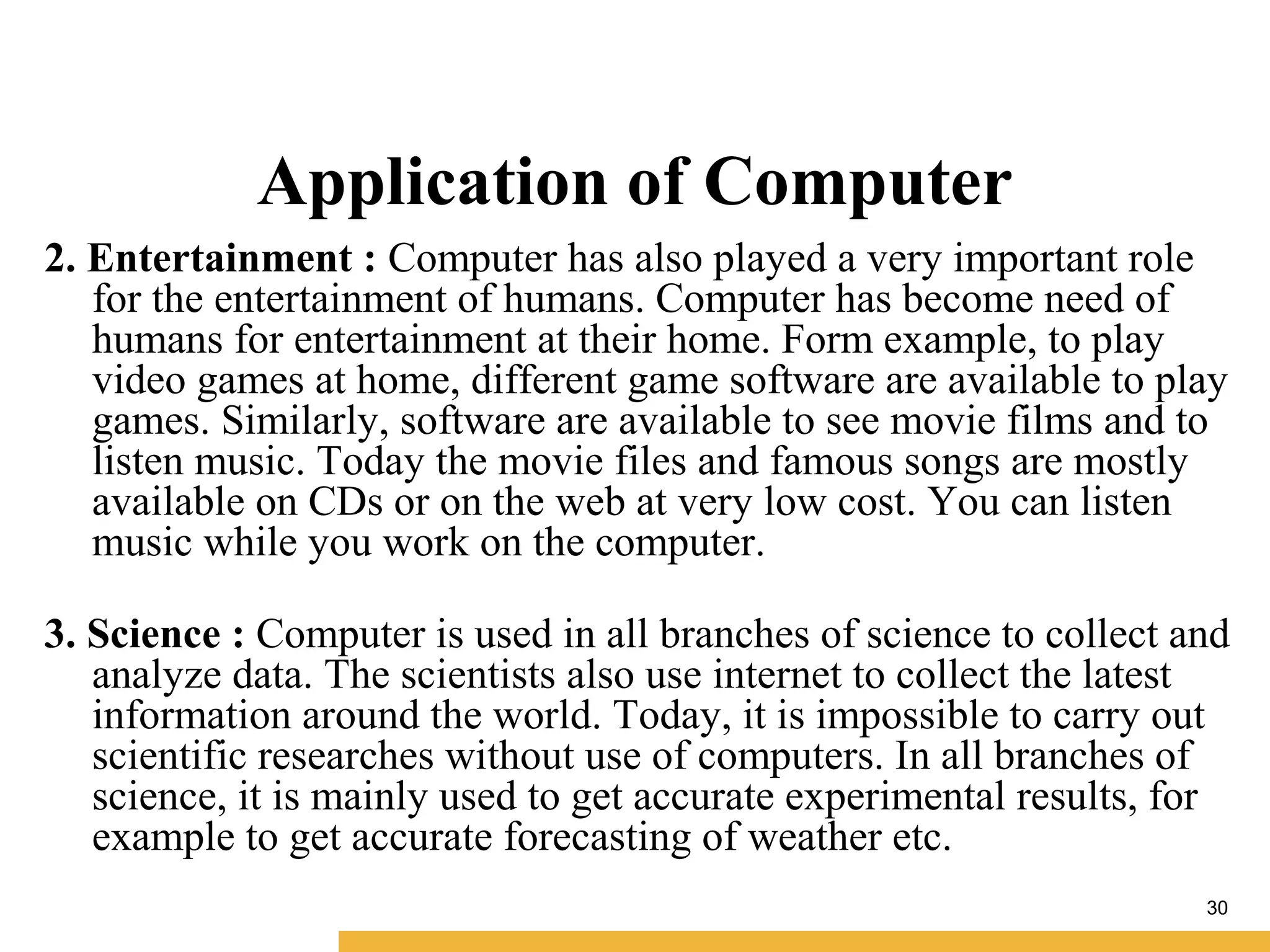 Basic of Computer Introduction - World of Computers | PPT