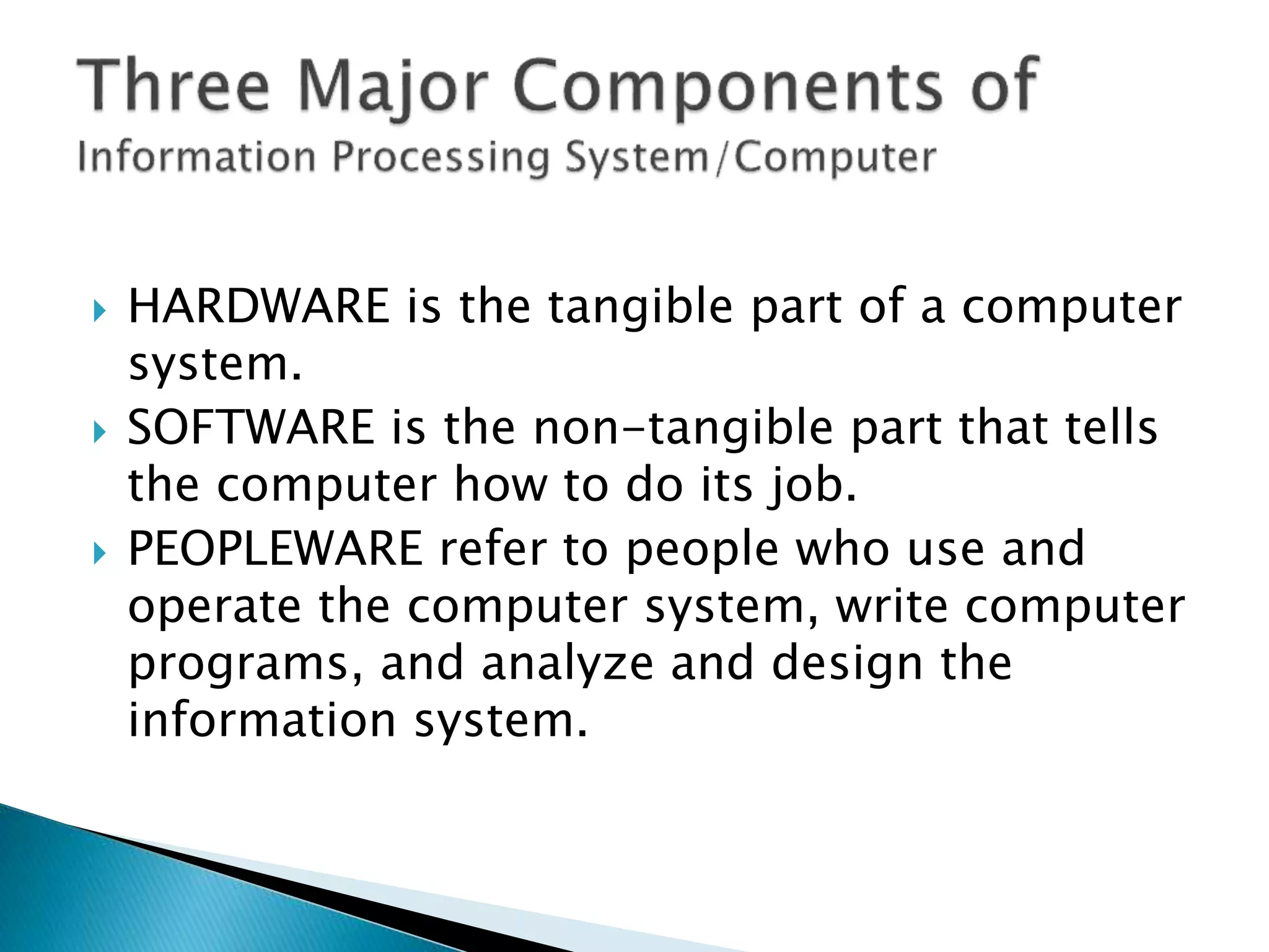 Computer Basics and Hardware | PPTX