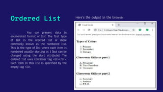 Module 1 Creating new paragraph | PPTX | Web Design and HTML | Internet