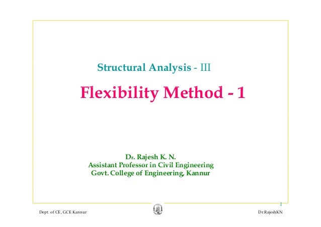 flexibility method of structural analysis examples flexibility method of structural analysis examples