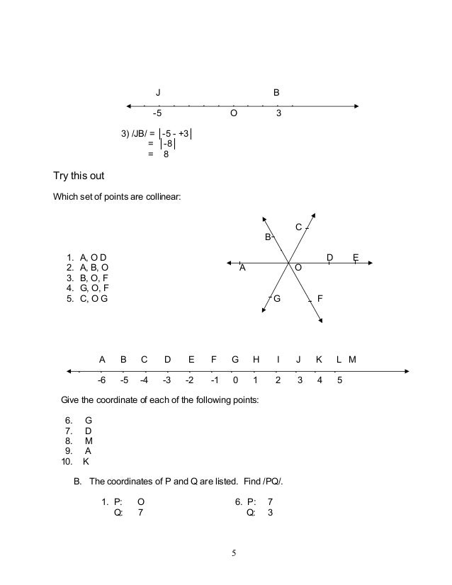 Module 1 geometric relations