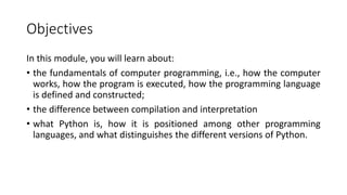 Module 1 - Introduction to Python and computer programming.pdf