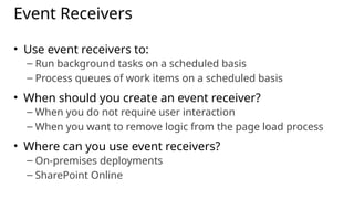 Module 1 - Introduction to the SharePoint Developer Landscape .pptx