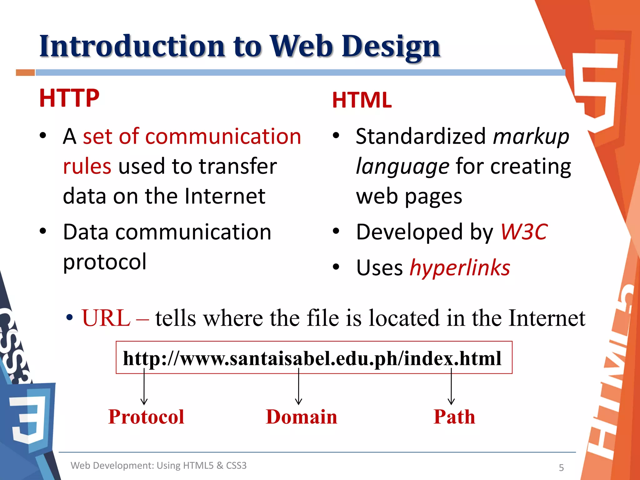 Introduction to Web Design | PDF | Web Design and HTML | Internet