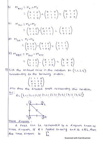 Comprehensive Study of Cartesian Products and Relations in Set Theory | PDF