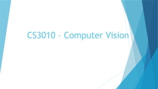 Comprehensive Overview of Computer Vision and Digital Image Processing ...