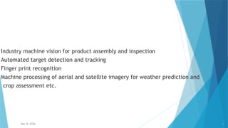 Comprehensive Overview of Computer Vision and Digital Image Processing ...