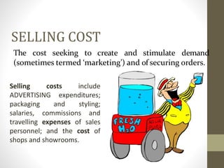 Selling Costs Examples Module 1 lesson 1 cost term, concepts and classifications | PPTX