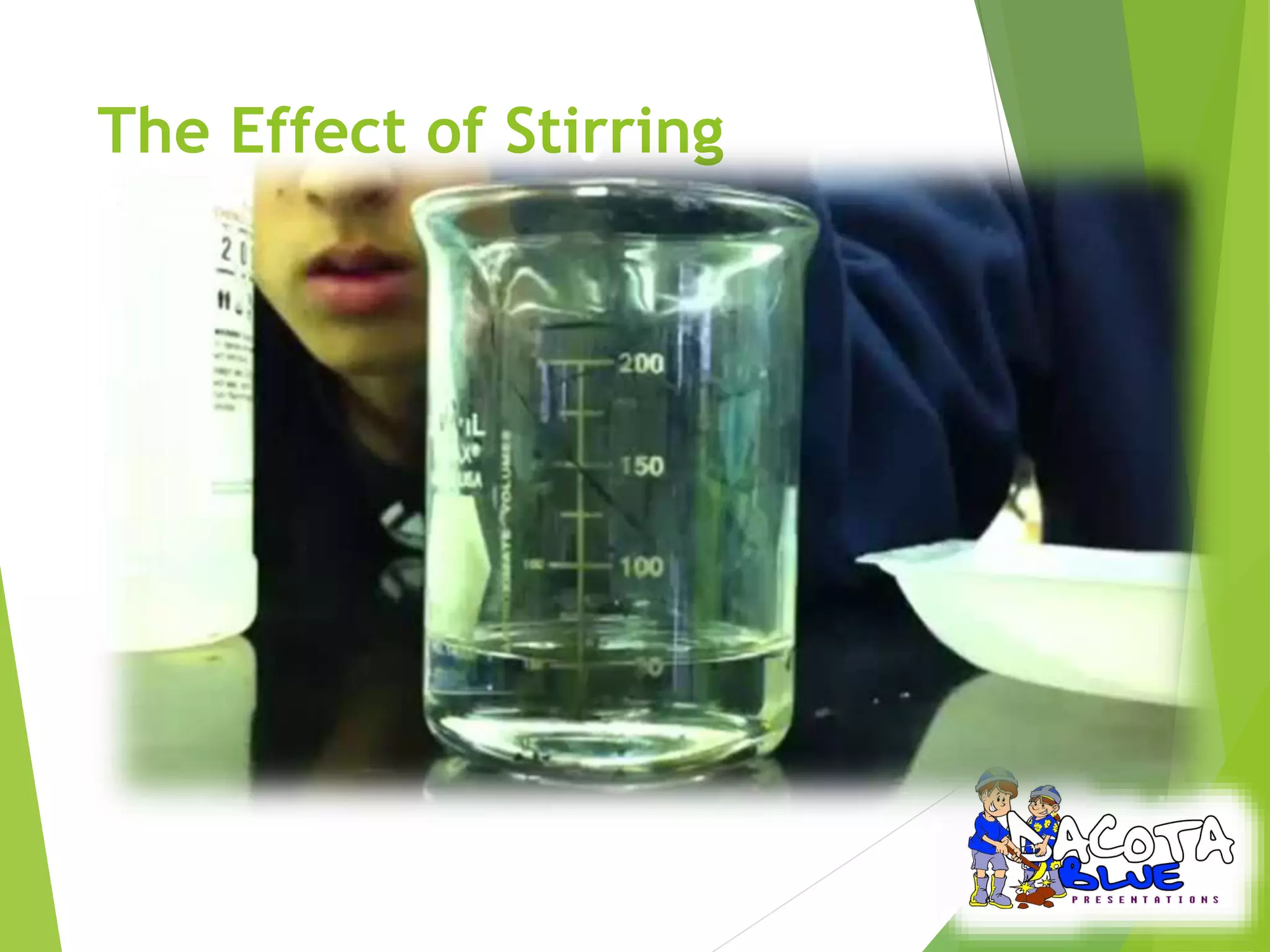 The Effect of Stirring 
 
