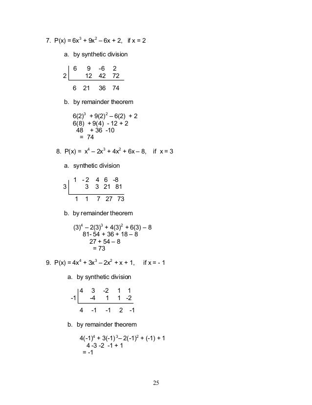 Module 1 Polynomial Functions