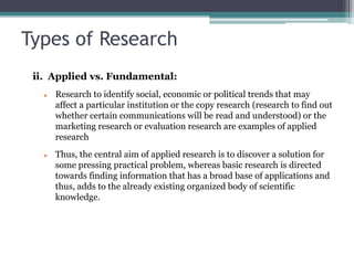 Research Methodology Module 1 useful for any course work | PPT